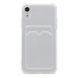 Силиконовый чехол прозрачный с карманом для карты TPU 1.5 для Apple iPhone 15 Pro Max
