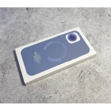 Силиконовый чехол для Iphone 13 (6.1) Silicone case без лого, с поддержкой Magsafe, чернично-серый