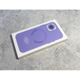 Силиконовый чехол для Iphone 13 (6.1) Silicone case без лого, с поддержкой Magsafe, светло-фиолетовы
