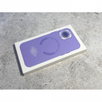 Силиконовый чехол для Iphone 14 Pro (6.1) Silicone case без лого, с поддержкой Magsafe, светло-фиоле