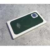 Силиконовый чехол для Iphone 15 Pro Max Silicone case без лого, с поддержкой Magsafe, темно-зеленый