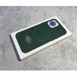 Силиконовый чехол для Iphone 13 (6.1) Silicone case без лого, с поддержкой Magsafe, темно-зеленый