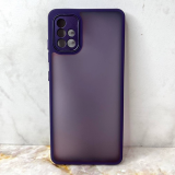Чехол для Samsung Galaxy A26 матово-прозрачная (MATTPLASTIC), фиолетовая