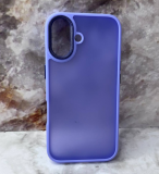 Чехол Rofessional Protection для Xiaomi Redmi 13 матово-прозрачный, ребристая оконтовка, сиреневая