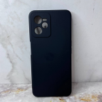 Силиконовый чехол Samsung Galaxy S25 Ultra матовый, однотонный софт-тач, с бархатом внутри, черный