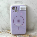 Силиконовый чехол для Iphone 16 Silicone Case с MagSafe, защита камеры, в блистере, сиреневый