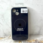Силиконовый чехол для Iphone 14 (6.1) Silicone Case с MagSafe, защита камеры, в блистере, синий