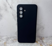 Силиконовый чехол для Huawei Honor X6C матовый soft touch, однотонный, черный