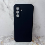 Силиконовый чехол для Huawei Honor X6C матовый soft touch, однотонный, черный