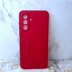 Силиконовый чехол Realme C71 матовый soft touch, однотонный, красный