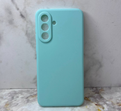 Силиконовый чехол Realme C71 матовый soft touch, однотонный, мятный