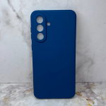 Силиконовый чехол для Huawei Honor X6C матовый soft touch, однотонный, темно-синий