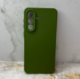 Силиконовый чехол Xiaomi Redmi Note 15 PRO 4G матовый, однотонный soft-touch, зеленый