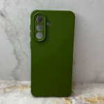 Силиконовый чехол Xiaomi Redmi Note 15 PRO 4G матовый, однотонный soft-touch, зеленый