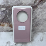 Силиконовый чехол Xiaomi Redmi Note 15 PRO 4G silicone case T бархат внутри, без логотипа, пудра