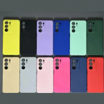 Силиконовый чехол soft touch 2mm для Xiaomi Redmi Note 15 5G в коробке, бирюзовый