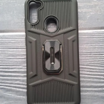 Чехол для Samsung Galaxy A11 противоударная, трансформер с выдвижной подставкой, черная