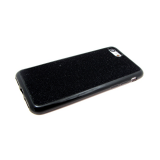 Силиконовый чехол для Huawei P20 Lite ткань с люрексом, черный