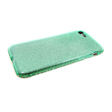 Силиконовый чехол для Iphone 7/8 блестящий с окантовкой из страз, зеленый