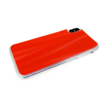Силиконовый чехол для Huawei Honor 8X северное сияние, прозрачный борт, красный