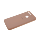 Силиконовый чехол для Xiaomi Redmi Note 8T Soft Touch матовый с логотипом, светло-коричневый