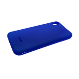 Силиконовый чехол для Samsung Galaxy A30 Soft touch матовый без лого, темно-синий