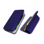 Чехол-книга Fashion Case для Samsung Galaxy A01 с силиконовым основанием и магнитом, синяя