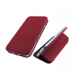 Чехол-книга Fashion Case для Samsung Galaxy A10 с силиконовым основанием и магнитом, бордовый