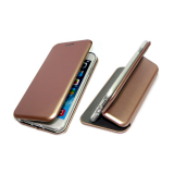Чехол-книга Fashion Case для Samsung Galaxy M52 с силик. основанием и магнитом, розовое-золото