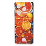 Силиконовый чехол для SPARK GO 2024 Card Case, с визитницей, принт, дольки апельсина
