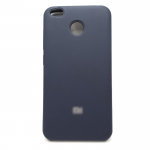 Силиконовый чехол для Xiaomi Redmi 4X Silicon Cover copy в блистере, темно-синий