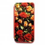 Чехол-книга Fashion Case для Xiaomi Redmi 7, красочный принт, красные и желтые розы, красный