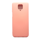 Силиконовый чехол для Xiaomi Redmi Note 9 Pro Max Silicone case High-end TPU Case, розовый