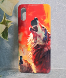Силиконовый чехол для Xiaomi Redmi 7, красочный принт, волки