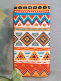 Чехол-книга Fashion Case для Xiaomi Redmi 8, принт, яркий орнамент, золотой