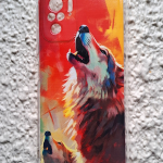 Силиконовый чехол для Xiaomi Redmi Note 10/10S/POCO M5S, антишок, принт, волки