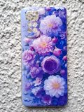 Силиконовый чехол для Xiaomi Redmi Note 11S, красочный принт, голубые сиреневые и белые цветы