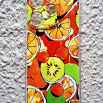 Силиконовый чехол для Xiaomi Redmi 13 4G, антишок, принт, дольки апельсина