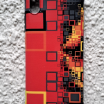 Силиконовый чехол для Xiaomi Redmi 7A, красочный принт, квадраты абстракция