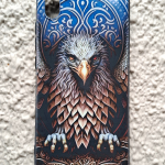 Силиконовый чехол для Xiaomi Redmi 7A, красочный принт, золотая птица