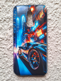 Силиконовый чехол для Xiaomi Redmi 8A, красочный принт, машина на японской улице