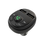 FM-трансмиттер Borofone BC26, Bluetooth, 2 USB 2100mA, дисплей, микрофон, кнопка, цвет: чёрный