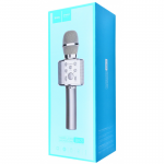 Микрофон динамический, однонаправленный HOCO, Cool sound, BK3, 100-10000Гц, -72 дБ, серебро