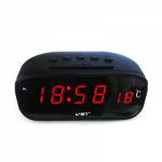 Часы эл. VST803-1 часы крас.цифры+блок/80