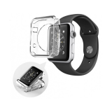 Силиконовый чехол для Apple Watch 2/3 42mm Bikson Watch Case, прозрачный