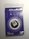 Флеш-накопитель 16Gb OltraMax Drive 50 Mini, USB 2.0, пластик, белый