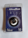 Флеш-накопитель 16Gb OltraMax Drive 50 Mini, USB 2.0, пластик, чёрный