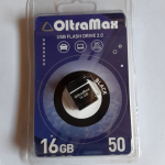 Флеш-накопитель 16Gb OltraMax Drive 50 Mini, USB 2.0, пластик, чёрный