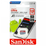 Карта памяти microSD 128Gb SanDisk, Ultra, UHS-I R 140MB/s