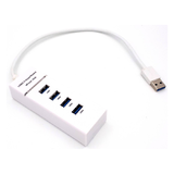 Разветвитель USB HUB (USB3.0 --> 4 USB3.0) белый